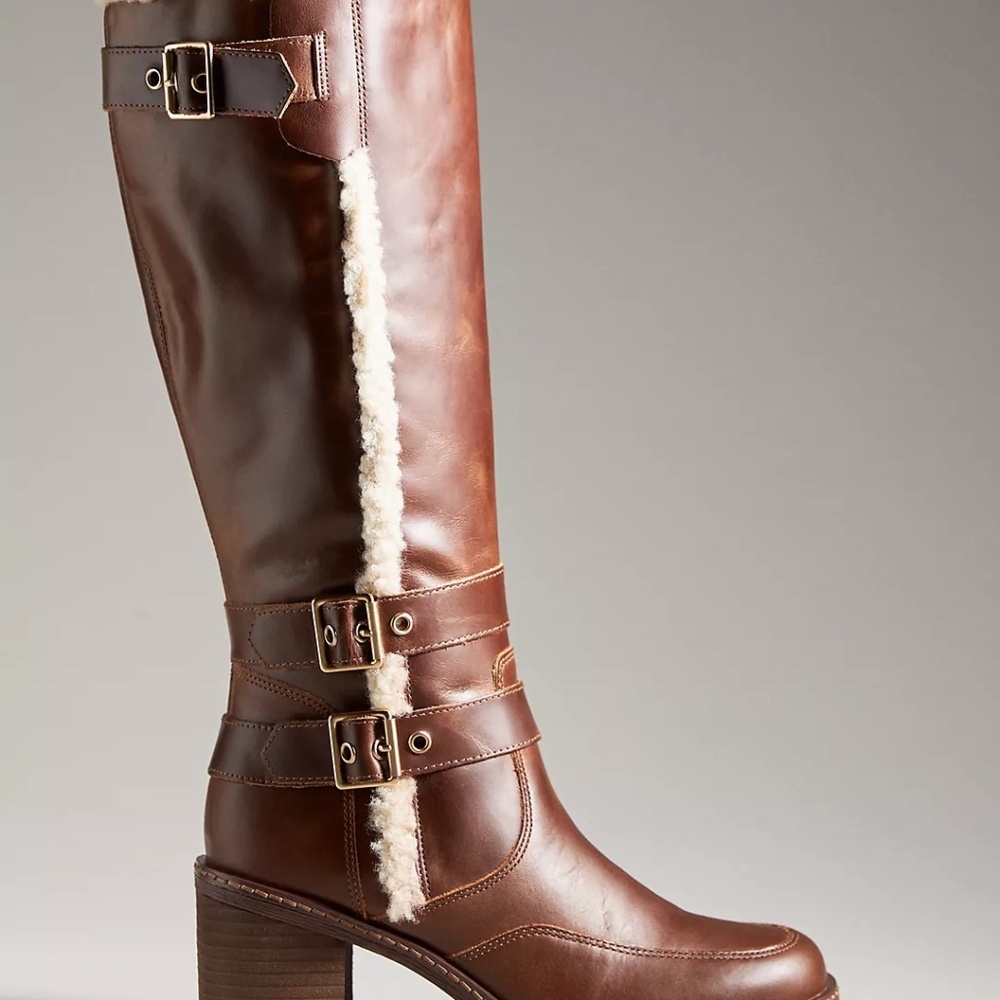 NWOT Anthropologie Kelsi Dagger Brooklyn Kraze Moto Boots